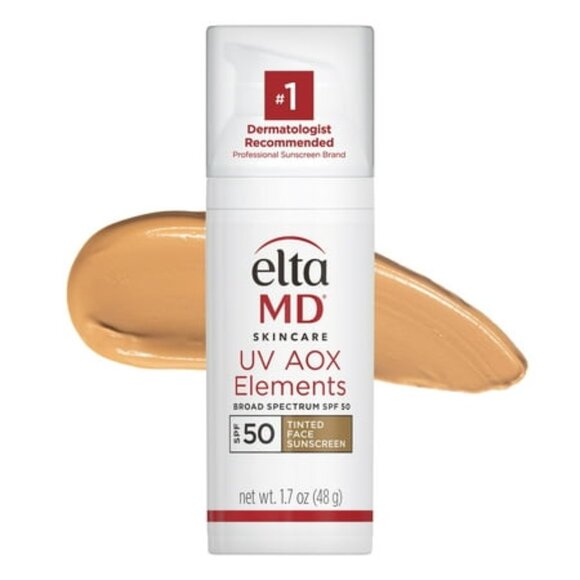 EltaMD UV AOX Elements Tinted Face Sunscreen, SPF 50 with Antioxidants, 1.7 oz - Picture 2 of 4